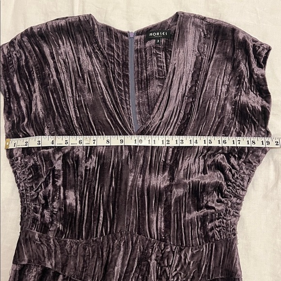Horses Atelier PURPLE Crushed Velvet Dress - Picture 9 of 10